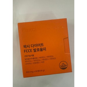 팍시 다이어트 FCCE 발효율피, 60정, 48g, 1개