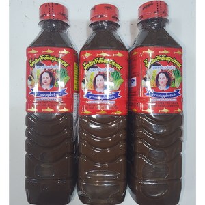 태국 MAEBOONLAM Band 발효 피쉬소스 멸치소스 빨강뚜껑 woldfood, 3개, 400ml