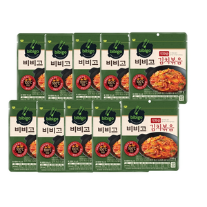 비비고 김치볶음, 150g, 10개