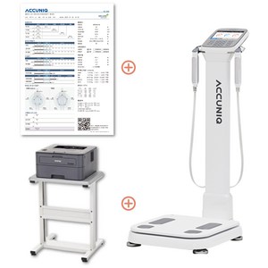 셀바스 자원 ACCUNIQ BC380 아큐닉 헬스케어 체지방 측정기 분석기 신장계, BC380 풀세트+프로그램, 혼합색상