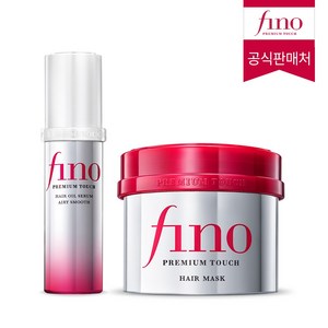 피노 프리미엄 터치 헤어 오일 세럼 에어리 스무스 70ml + 헤어 마스크 230g, 1개