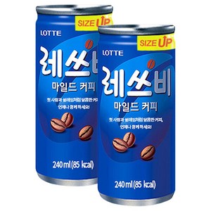 롯데칠성음료 레쓰비 마일드 커피음료, 240ml, 30개