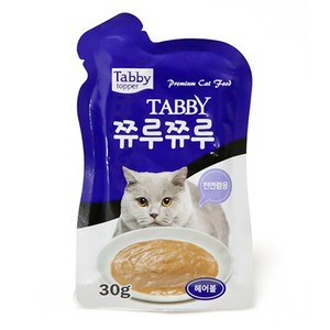 테비 쮸루쮸루 고양이 파우치 30g, 헤어볼, 48개