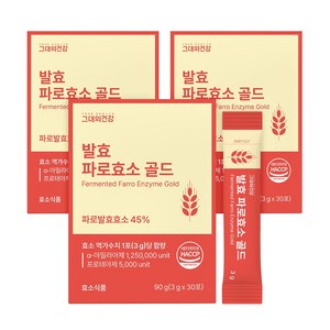 그대의건강 발효 파로효소 골드 30포, 3개, 90g