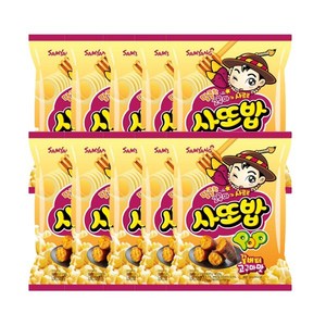 삼양 사또밥 꿀버터 고구마맛 스낵, 10개, 52g