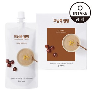 인테이크 모닝죽 알밤, 7개, 130g