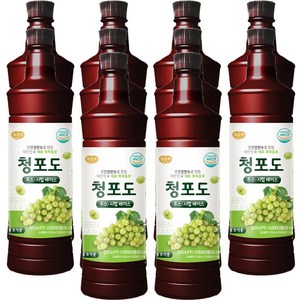 광야식품 청포도 베이스 970ml, 10개