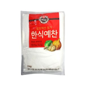 (무)백설 한식예찬(실온 3Kg, 1개