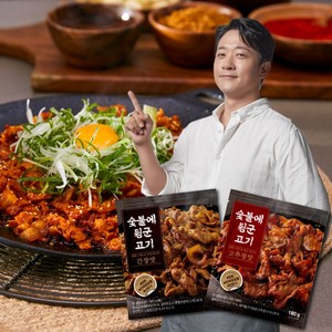 [NEW] 알렉스 숯불에 뒹군 고기 간장맛6팩 + 고추장맛6팩, 180g, 6개