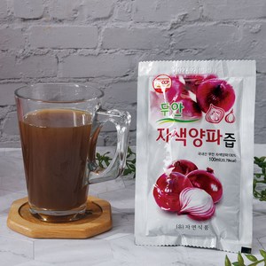 자연식품 자연 그대로 무안 자색양파즙 100ml x 100팩, 100개