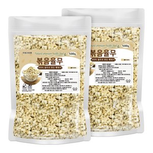 율무 뻥튀기 볶은 율무 시리얼 1kg (500g x 2개), 2개