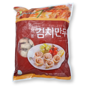 산동만두 김치손만두 1.4kg, 1개