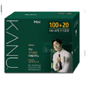 카누 미니 디카페인 아메리카노, 1.1g, 120개입, 1개