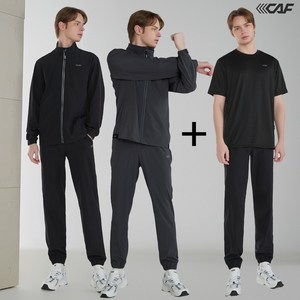 [르까프] 25SS 남성 우븐 트레이닝복 + 반팔티 3종택1