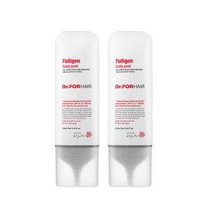 닥터포헤어 탈모 기능성 폴리젠 스칼프 팩, 250ml, 2개