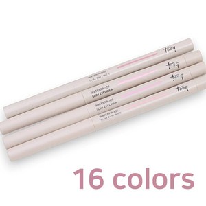 [정품]투크 워터프루프 슬림 아이라이너 15colos 0.12g 투크워터프루프슬림아이라이너 투크아이라이너 원터프루프슬림아이라이너 아이라이너 화장품 메이크업 아이메이크업, 쿨리쉬브라운, 1개