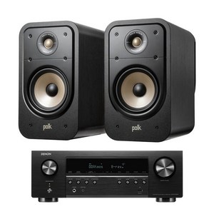 데논 AVR-S760H + 폴크오디오 ES20 하이파이 네트워크 오디오, 스피커(Black)