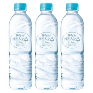 백산수 무라벨 생수, 500ml, 20개