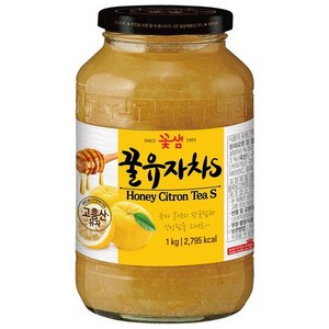 꽃샘 꿀유자차S, 1kg, 1개입, 8개