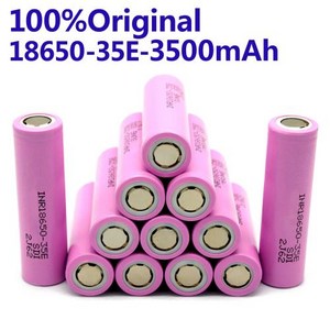 18650 충전식 리튬 이온 배터리 INR18650 35E 3500mAh 25A 방전 37v 100, 4)8PCS