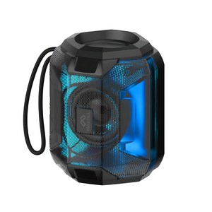 맥스틸 휴대용 LED 미니 블루투스 우퍼 스피커 GM-MPS10, 블랙