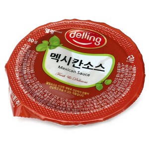 델링 일회용 멕시칸소스 한박스 30g x 100ea 2514430, 100개