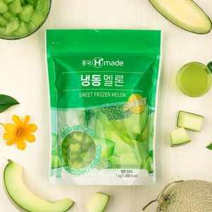 흥국 냉동멜론 SWEET 1kg, 1개