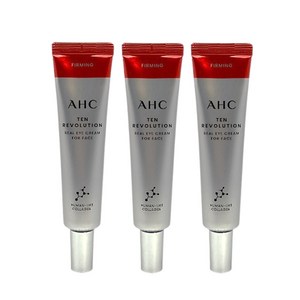 AHC 텐 레볼루션 리얼 아이크림 포 페이스, 35ml, 3개