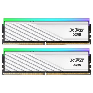 ADATA DDR5-6000 CL30 LANCER BLADE RGB 화이트 패키지 서린 (32GB(16Gx2)), 6000 CL30 LANCER BLADE, 1개