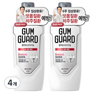 검가드 오리지널 구강청결제, 750ml, 4개