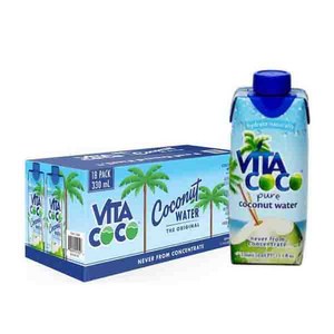 Vita Coco Coconut Wate Oiginal 11.1 Fl Oz (Pack of 18) Vita Coco 코코넛 wate 오리지널 11.1 Fl Oz (18, 330ml, 18개