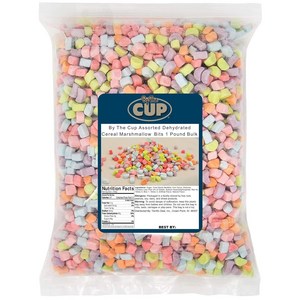 Assorted Dehydrated Cereal Marshmallow Bits 1.5 lb bulk bag 모듬 건조 시리얼 마시멜로 비트 680.4g 벌크 백, 1개, 1.5kg