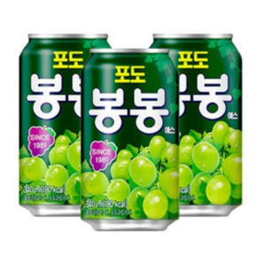 해태htb 포도봉봉, 340ml, 24개