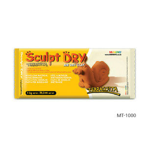 문교 스컬트드라이/Sculpt Dy/1kg 백색/살구/황토, 황토