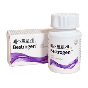 [정품] 베스트로겐 bestogen 천궁 백수오 600mg x 60정, 1개