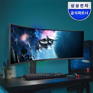 삼성전자 오디세이 G9 S49CG954 49인치 커브드 게이밍모니터 32:9 울트라와이드 240Hz LS49CG954EKXKR, 123.8cm