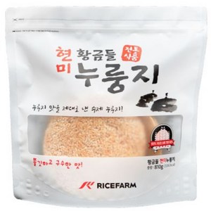 라이스팜 황금들 현미 누룽지, 810g, 1개, 810g