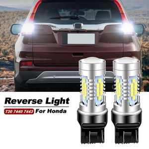 2x LED led5파이확산그린색 역광 조명 Blub W21W 7440 T20 시빅 어코드 용 7 8 CRV Fit 재즈 FRV HRV 범례 S2000 파일럿 산마루, 2개