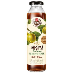 백설 리얼 매실청, 310ml, 1개