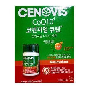 [코스트코] 세노비스 코엔자임 큐텐 플러스 셀런 600mg x 60캡슐 코큐텐 플러스, 1개