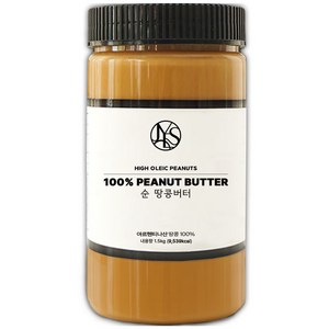 순 땅콩버터 100% 무첨가 아르헨티나산 대용량, 1.5kg, 1개