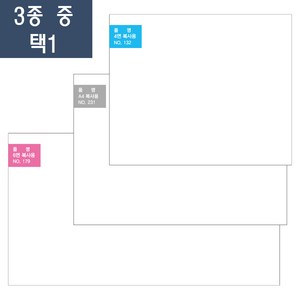 부르심 복사용 무지 교회 주보 용지 모음 1속 100매 (4면 6면 A4), 6면_179(복사용) x 100매