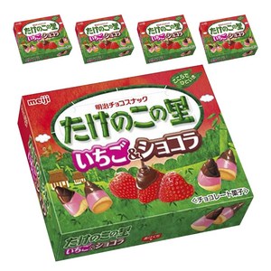 메이지 타케노 코노 사토 딸기 & 쇼콜라, 61g, 5개