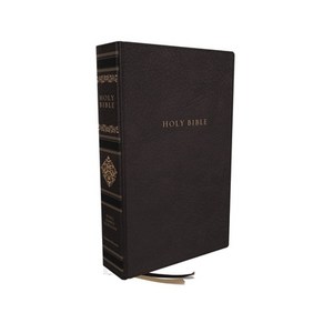 Kjv Soveeign Collection Bible Pesonal Size Genuine Leathe Black Red Lette Edition Comfot ... Leathe, Thomas Nelson