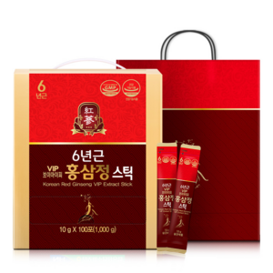 6년근 VIP 홍삼정스틱(100포), 1개, 1kg