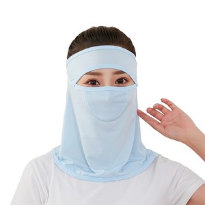 [2개무배] 안면 쿨마스크 자외선차단 넥커버 마스크