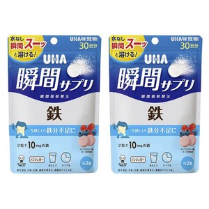 유하미카쿠토 순간 보조제 철 10mg 타블렛 믹스베리맛 60g, 2개, 60정