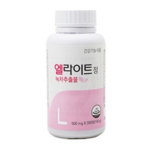 (체지방감소 부종 항산화) 엘라이트정 500mg 300정, 1개