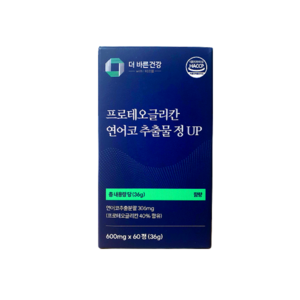 바르웰 프로테오글리칸 연어코연골 추출물 600mg, 1개, 60정