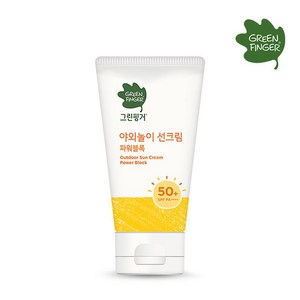 그린핑거 야외놀이 선크림 파워블록 SPF50+ PA++++, 80ml, 1개